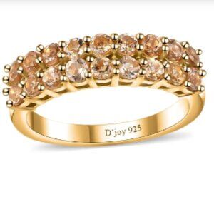 Golden Imperial Topaz Ring